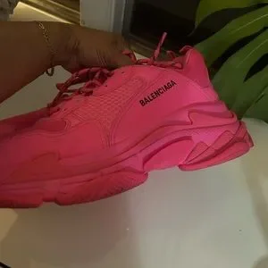 Balenciaga | Shoes | Mens Size 1 Balenciaga Hot Pink Tennis  display picture 1